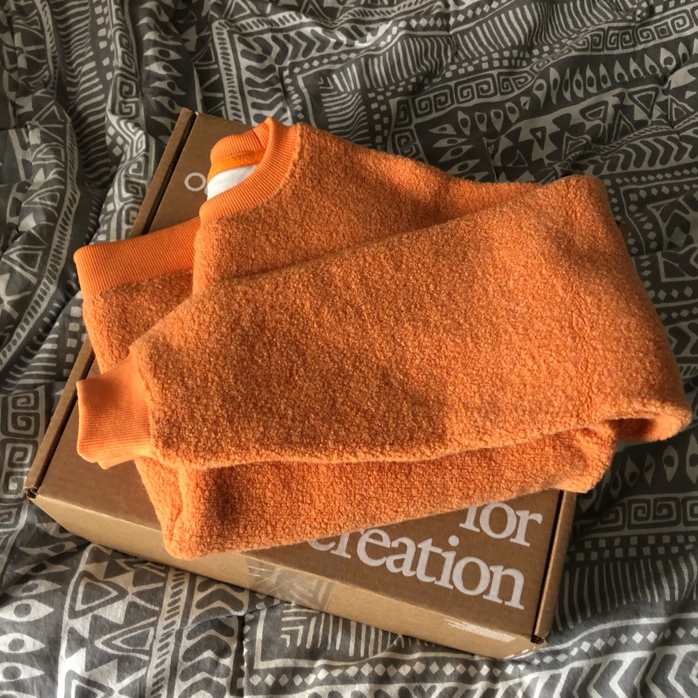Outdoor Voices Papaya Megafleece Crewneck